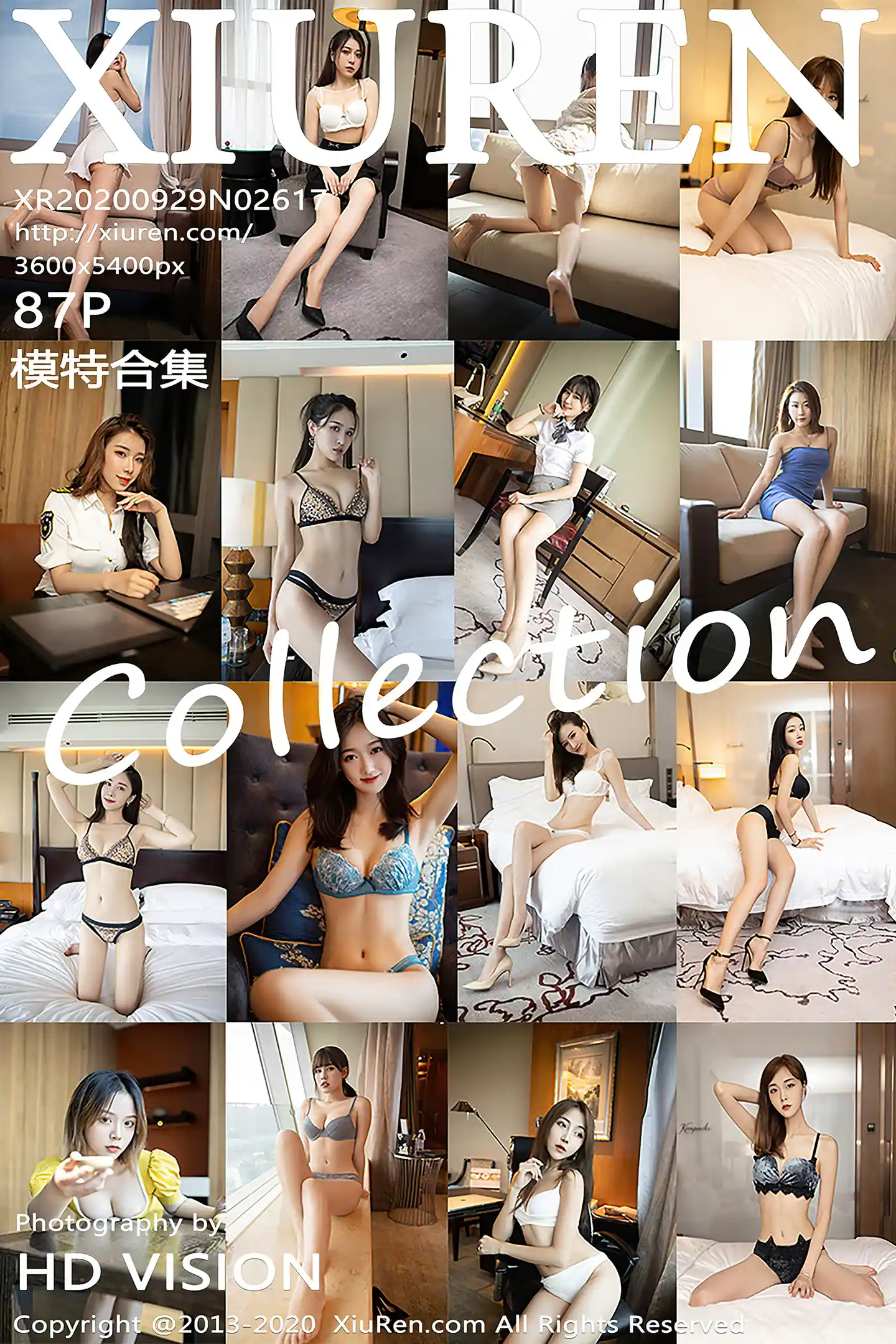 [XiuRen秀人网]No.2617_秀人模特合集18位新人麻豆私房性感内衣系列秀完美身材写真87P-秀人网 - XiuRen.Xyz